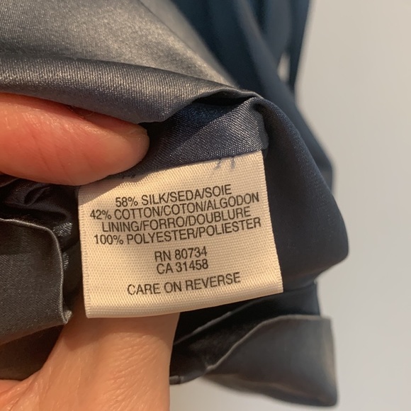 BCBG MaxAzria slate blue grey size 4 cocktail dress - Picture 5 of 6